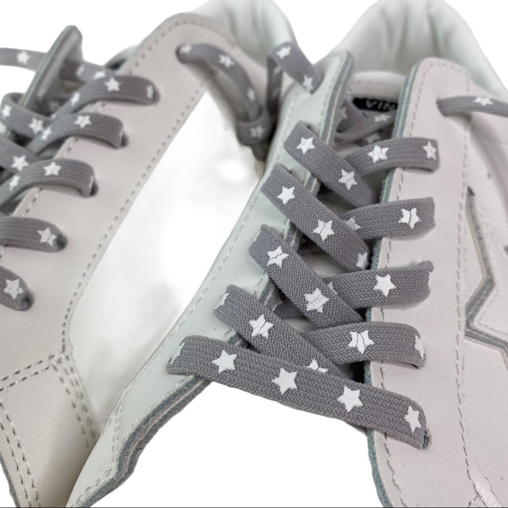 NEW Vintage Havana Bianca Sneakers White Silver - Picture 7 of 14